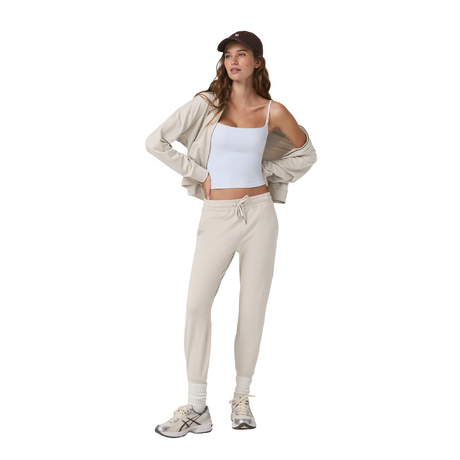 Vuori Performance Jogger (Women) - Ecru Heather Apparel - Bottom - Pant - The Heel Shoe Fitters