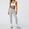 Vuori Performance Jogger (Women) - Pale Grey Heather Apparel - Bottom - Pant - The Heel Shoe Fitters