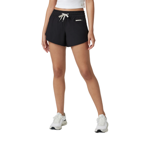 Vuori Clementine 2.0 4" Short (Women) - Black Apparel - Bottom - Short - The Heel Shoe Fitters