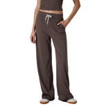 Vuori Halo Essential Wideleg Pant (Women) - Java Heather