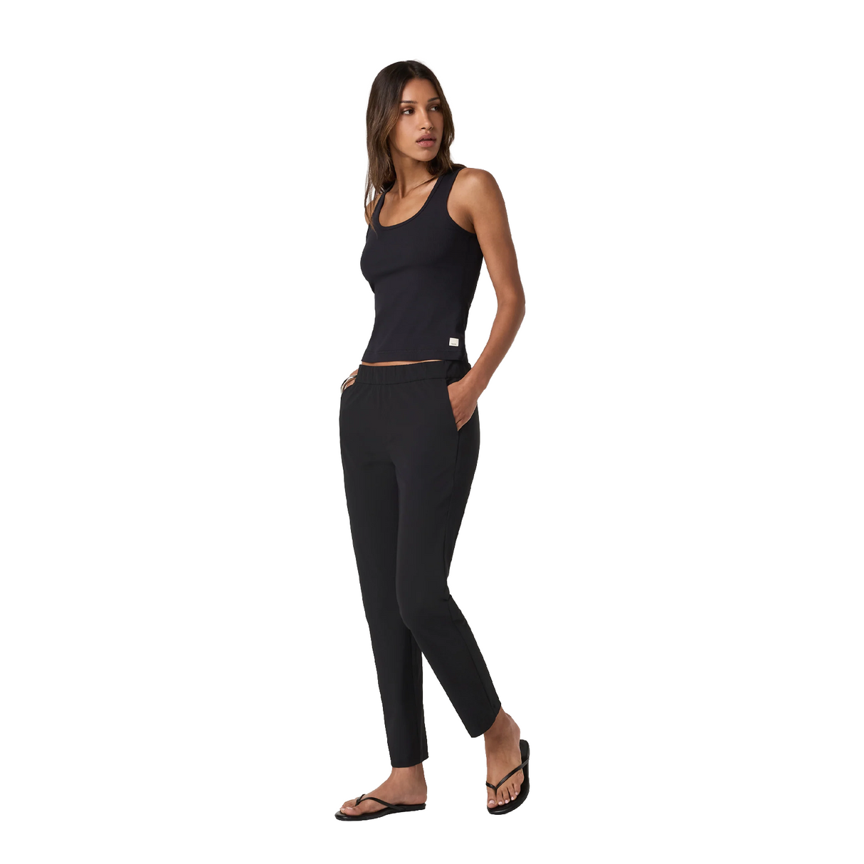 Vuori Miles Ankle Pant (Women) - Black