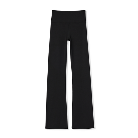 Vuori AllTheFeels Slim Flare Pant (Women) - Black Apparel - Bottom - Pant - The Heel Shoe Fitters