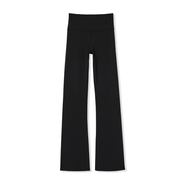 Vuori AllTheFeels Slim Flare Pant (Women) - Black Apparel - Bottom - Pant - The Heel Shoe Fitters