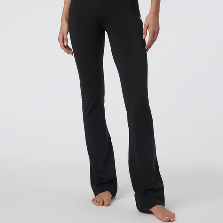 Vuori AllTheFeels Slim Flare Pant (Women) - Black Apparel - Bottom - Pant - The Heel Shoe Fitters
