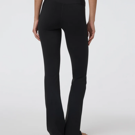 Vuori AllTheFeels Slim Flare Pant (Women) - Black Apparel - Bottom - Pant - The Heel Shoe Fitters