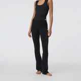 Vuori AllTheFeels Slim Flare Pant (Women) - Black Apparel - Bottom - Pant - The Heel Shoe Fitters