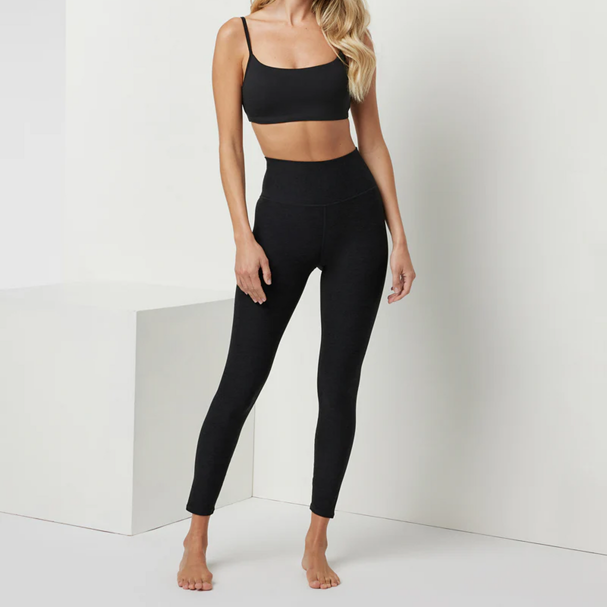 Vuori Clean Elevation Legging (Women) - Black Heather Apparel - Bottom - Pant - The Heel Shoe Fitters