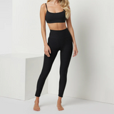 Vuori Clean Elevation Legging (Women) - Black Heather Apparel - Bottom - Pant - The Heel Shoe Fitters