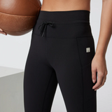 Vuori Daily Pocket Legging (Women) - Black Apparel - Bottom - Pant - The Heel Shoe Fitters