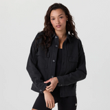 Vuori Mackenzie Jacket (Women) - Washed Black Apparel - Jacket - Lightweight - The Heel Shoe Fitters