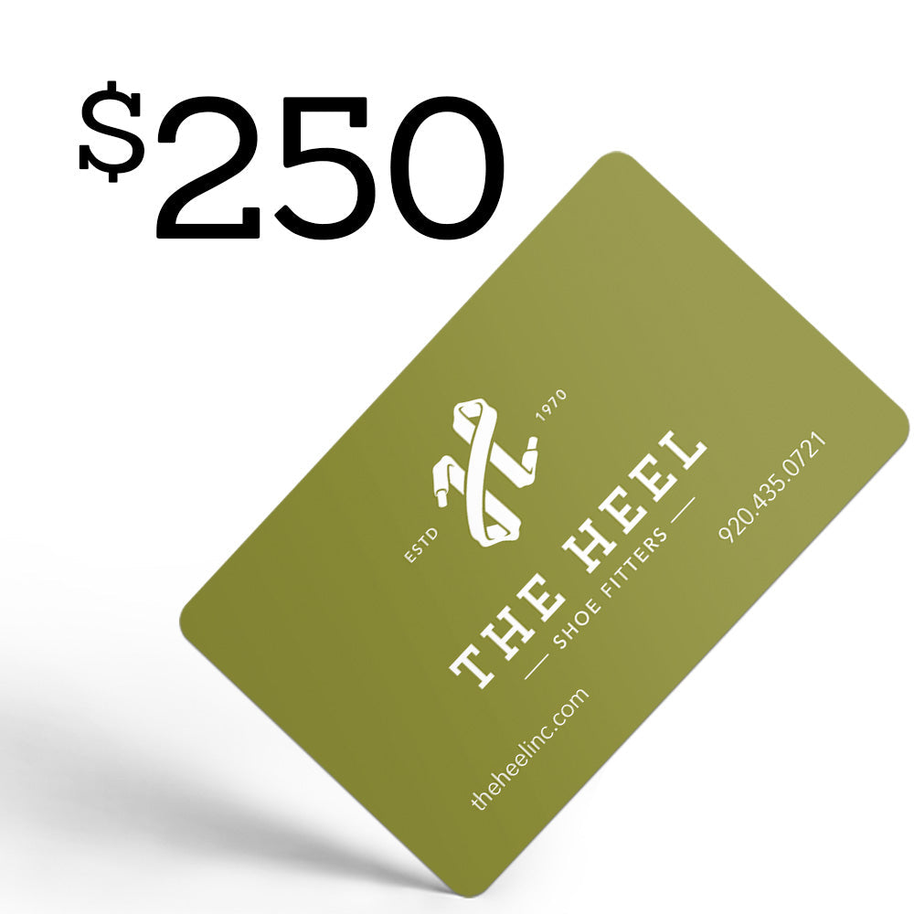 $250 Digital Gift Card Gift Cards - The Heel Shoe Fitters