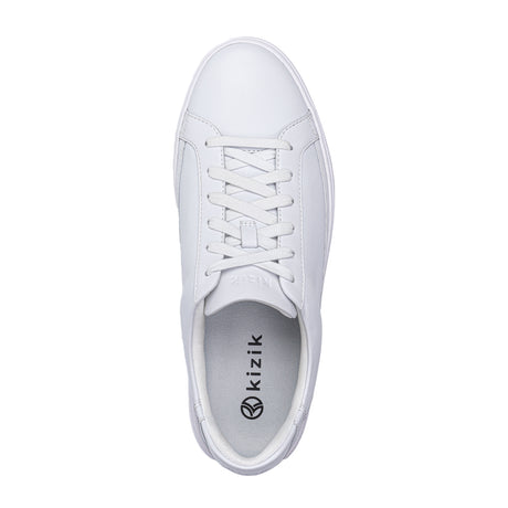 Kizik Vegas Sneaker (Unisex) - Ivory White Athletic - Casual - Lace Up - The Heel Shoe Fitters