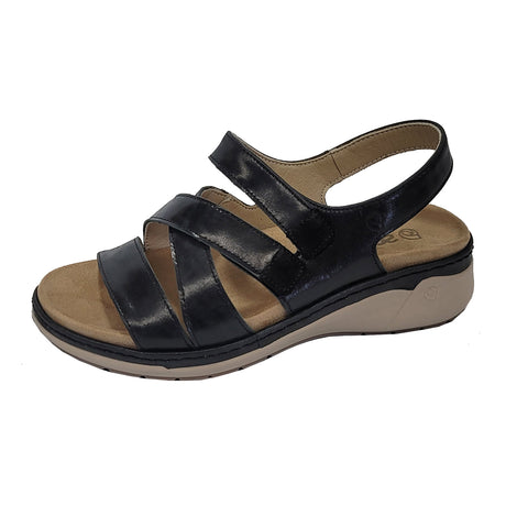 Suave Velas Backstrap Sandal (Women) - Black Sandal - Backstrap - The Heel Shoe Fitters