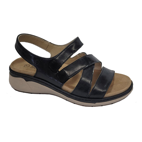 Suave Velas Backstrap Sandal (Women) - Black Sandal - Backstrap - The Heel Shoe Fitters