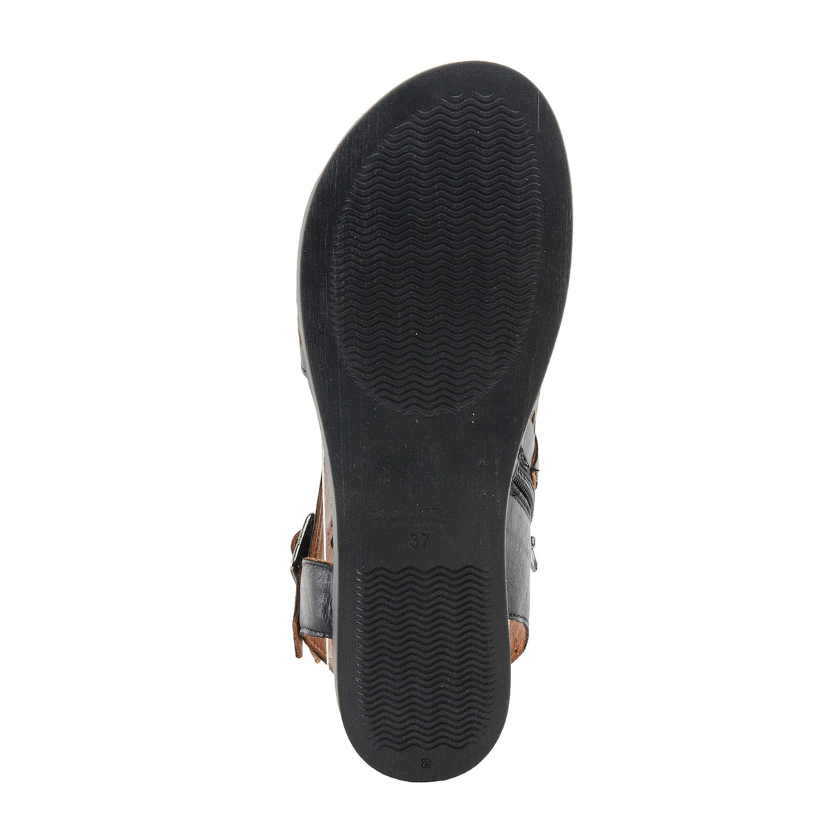 Spring Step Covington (Women) - Black Sandal - Backstrap - The Heel Shoe Fitters