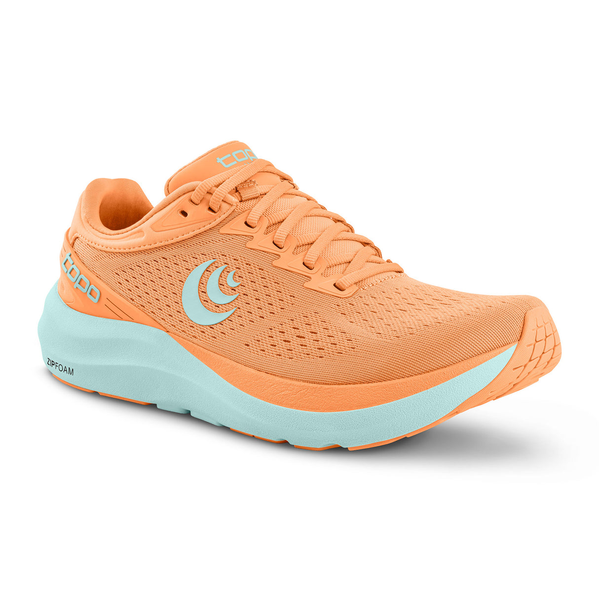 Topo Phantom 3 Running Shoe (Women) - Orange/Sky Athletic - Running - Cushion - The Heel Shoe Fitters