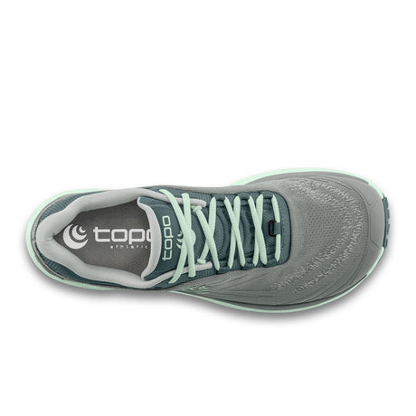 Topo Pursuit 2 Running Shoe (Women) - Grey/Mint Athletic - Running - The Heel Shoe Fitters