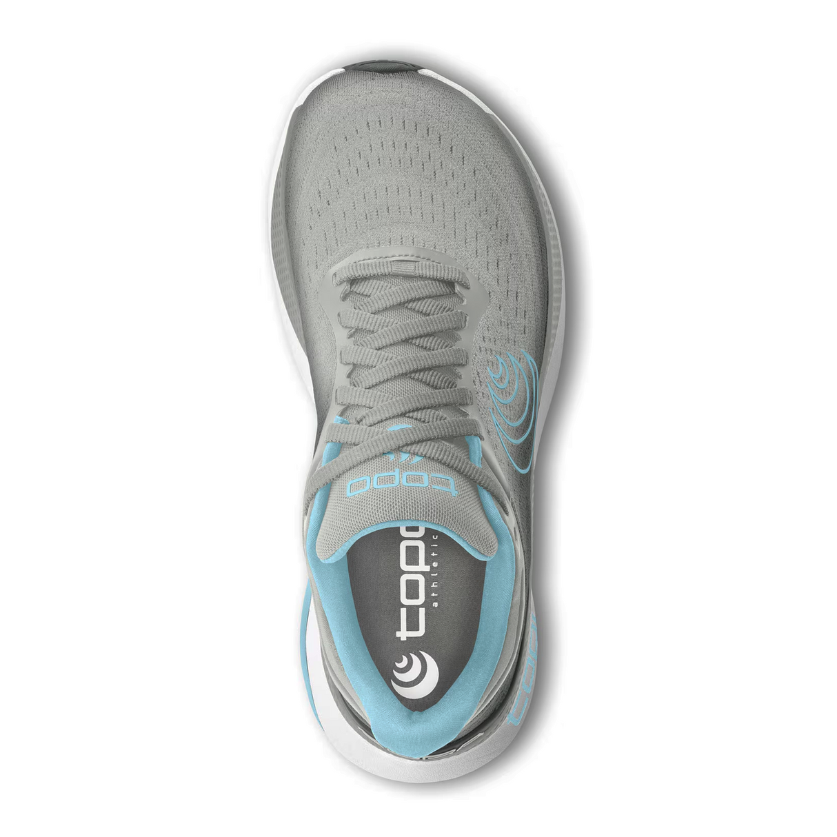 Topo Aura Running Shoe (Women) - Grey/Blue Athletic - Running - Stability - The Heel Shoe Fitters