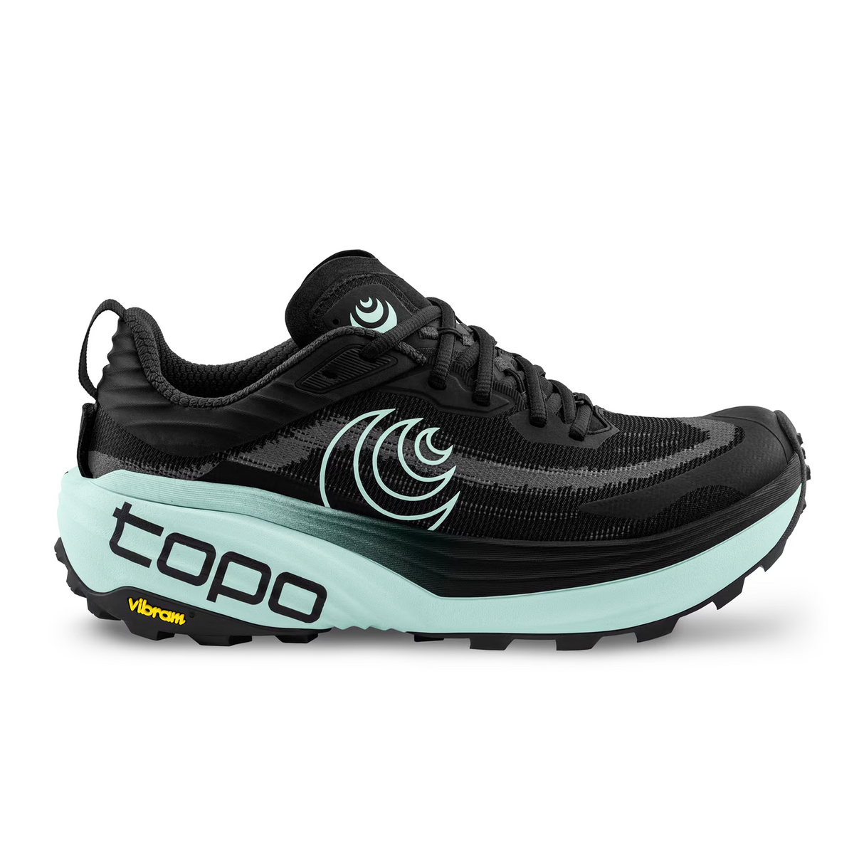 Topo Vista Running Shoe (Women) - Black/Mint Athletic - Running - Trail - The Heel Shoe Fitters