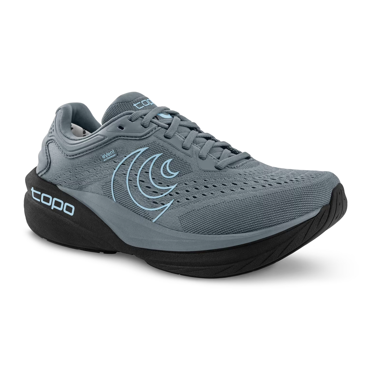 Topo Phantom 4 Waterproof Running Shoe (Women) - Grey/Blue Athletic - Running - Neutral - The Heel Shoe Fitters