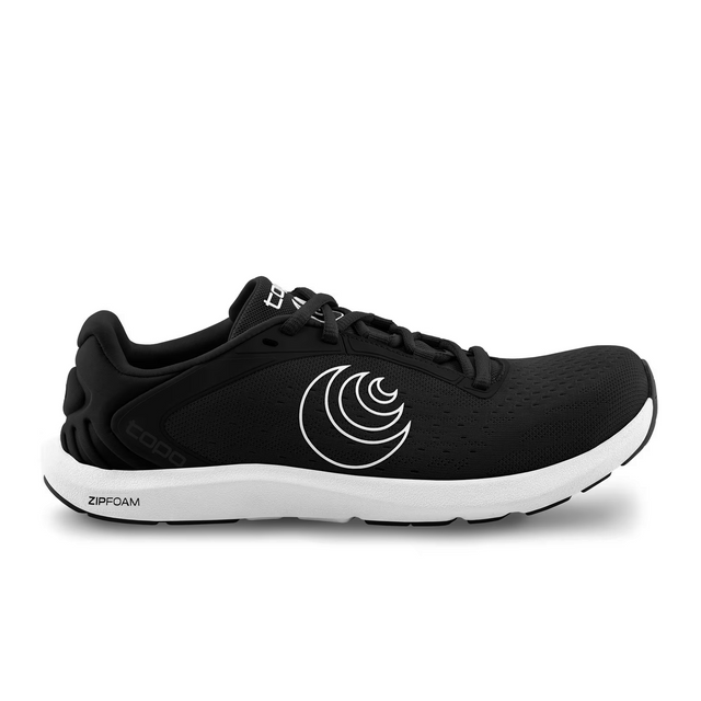 Topo ST-6 Running Shoe (Women) - Black/White Athletic - Running - Neutral - The Heel Shoe Fitters