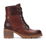 Pikolinos Soria W0B-8552C2 Heeled Ankle Boot (Women) - Cognac Boots - Casual - Mid - The Heel Shoe Fitters