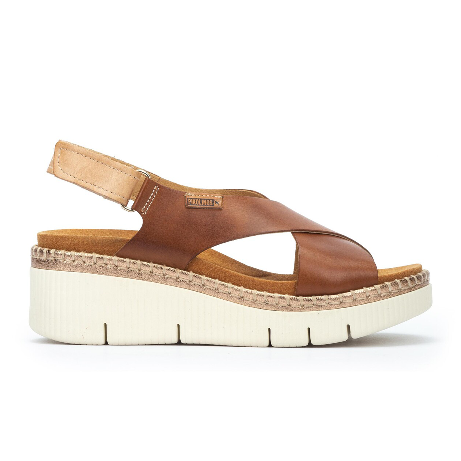 Pikolinos Gomera W0K-0606C1 Wedge Sandal (Women) - Brandy – The