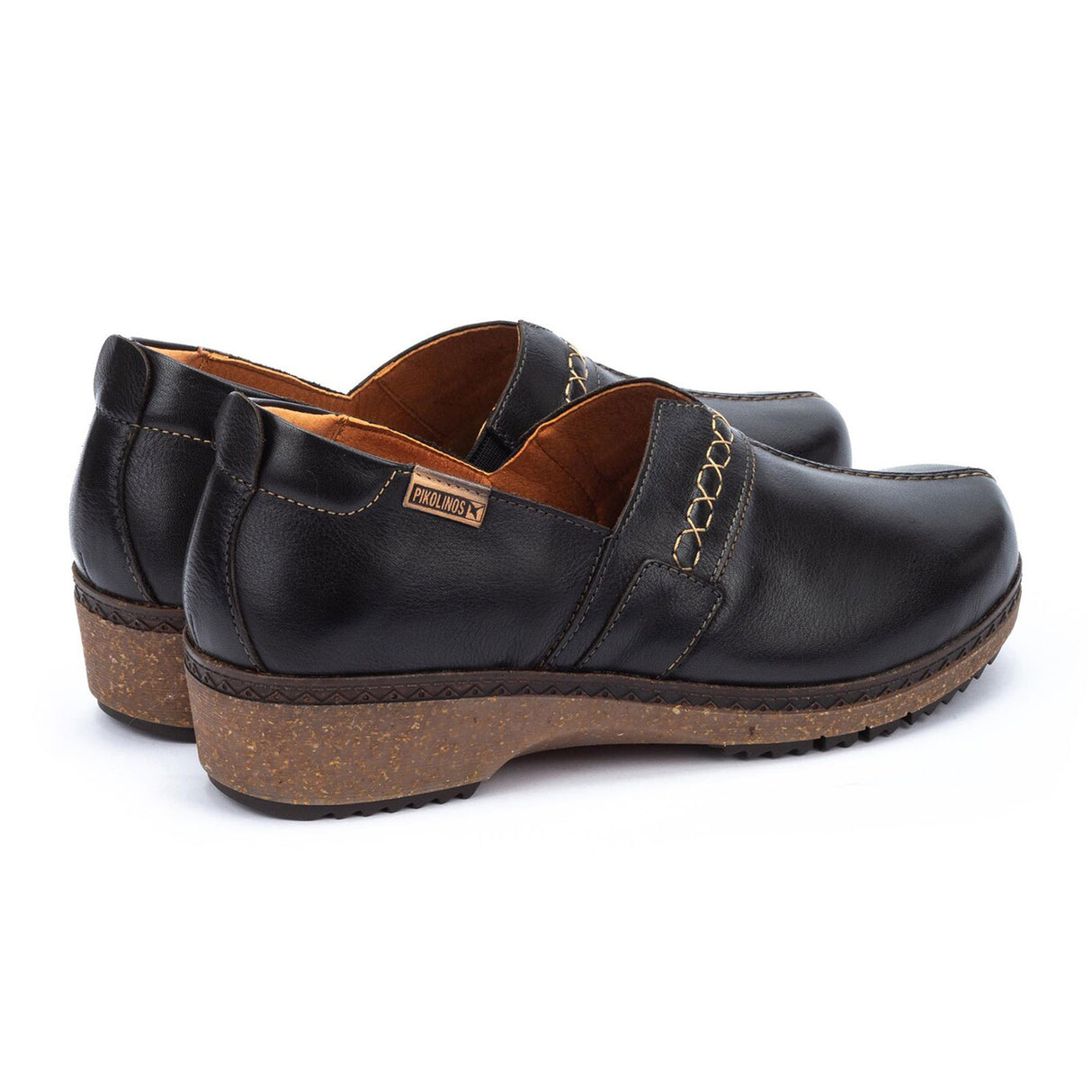 Pikolinos Granada W0W-3627 Slip On (Women) - Black Dress-Casual - Clogs & Mules - The Heel Shoe Fitters