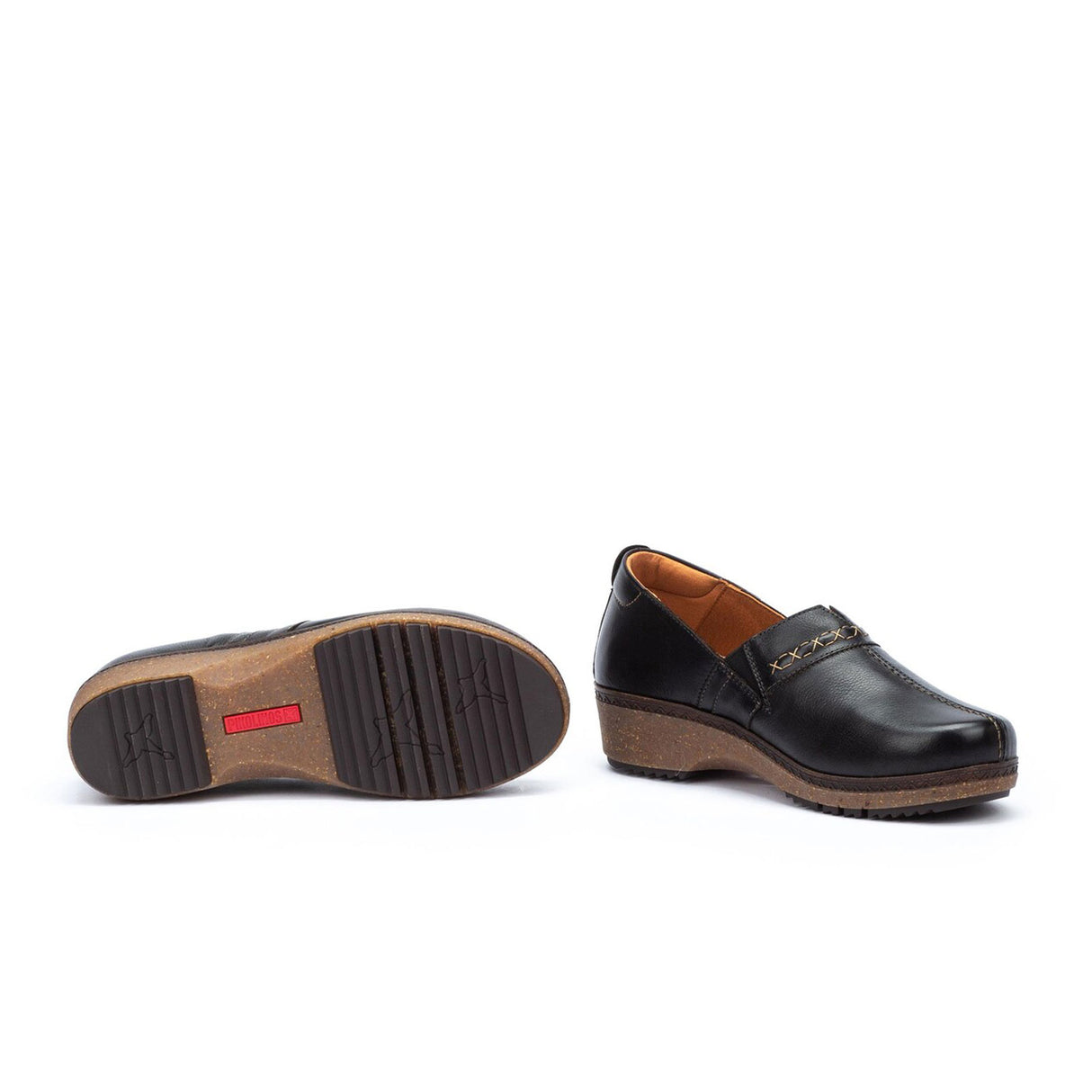 Pikolinos Granada W0W-3627 Slip On (Women) - Black Dress-Casual - Clogs & Mules - The Heel Shoe Fitters