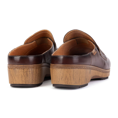Pikolinos Granada W0W-3960C1 Clog (Women) - Caoba Dress-Casual - Clogs & Mules - The Heel Shoe Fitters