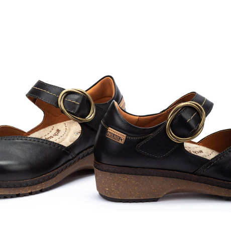 Pikolinos Granada W0W-4837 Mary Jane (Women) - Black Dress-Casual - Clogs & Mules - The Heel Shoe Fitters