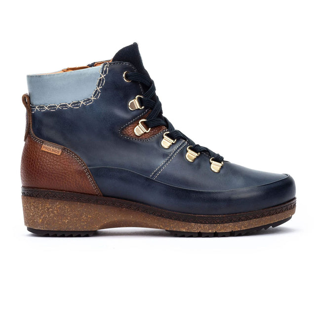 Pikolinos Granada W0W-8676C1 Ankle Boot (Women) - Blue Boots - Casual - Low - The Heel Shoe Fitters