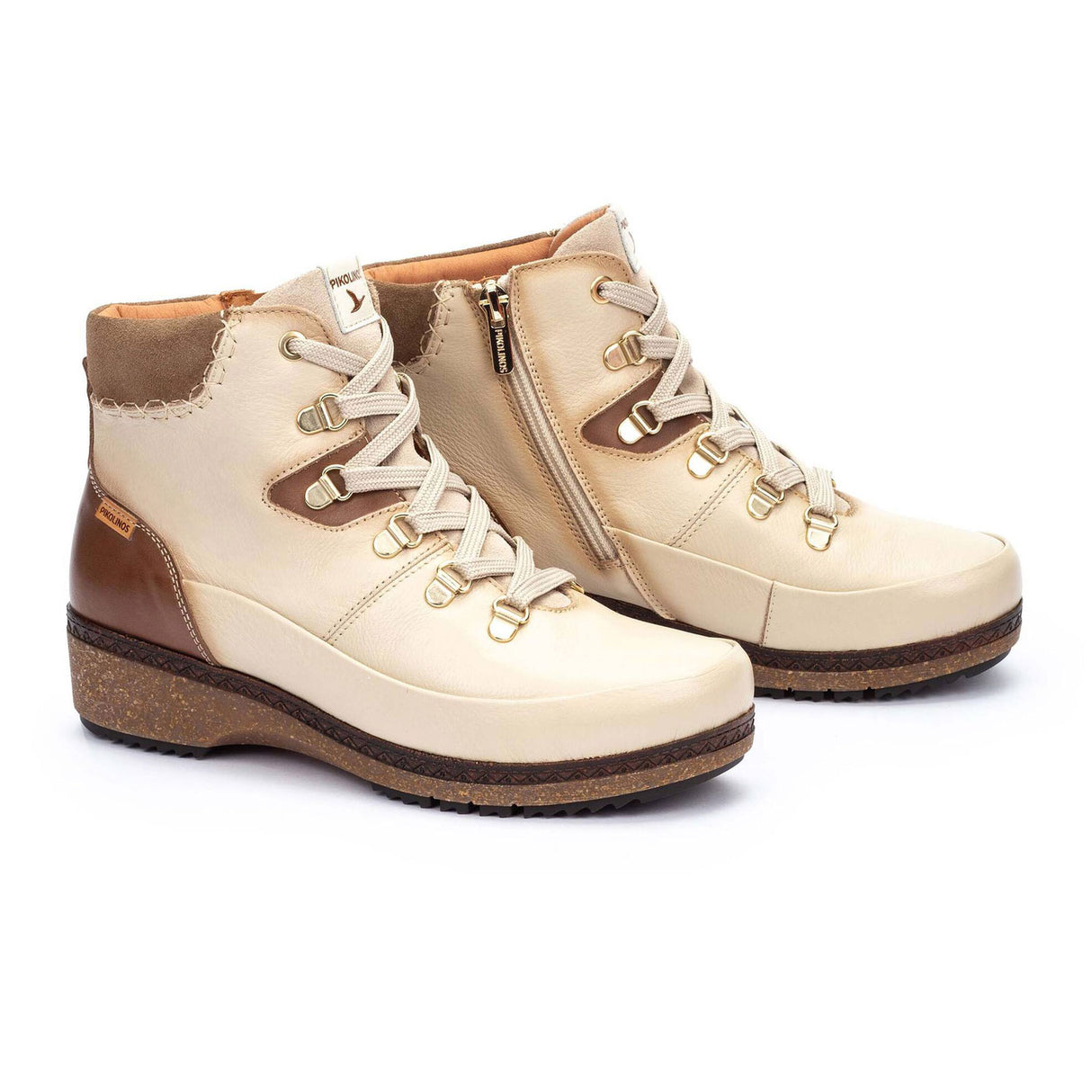 Pikolinos Granada W0W-8676C2 Ankle Boot (Women) - Marfil Boots - Casual - Low - The Heel Shoe Fitters