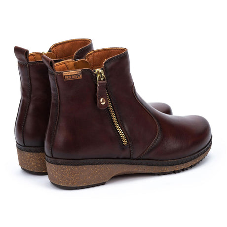Pikolinos Granada W0W-8988 Ankle Boot (Women) - Caoba Boots - Casual - Mid - The Heel Shoe Fitters