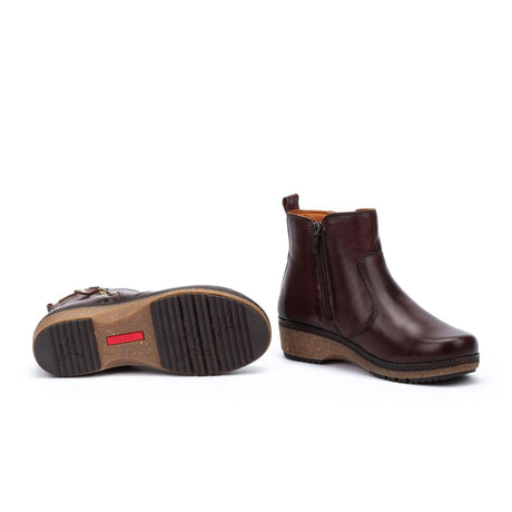 Pikolinos Granada W0W-8988 Ankle Boot (Women) - Caoba Boots - Casual - Mid - The Heel Shoe Fitters