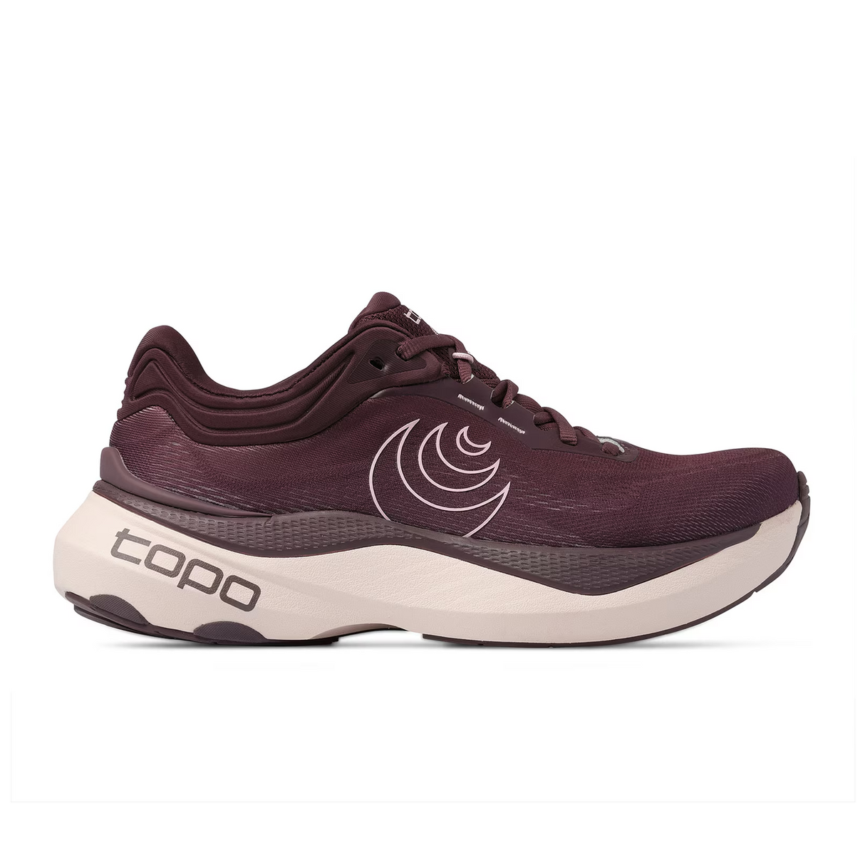Topo Aura 2 Running Shoe (Women) - Maroon/Pink