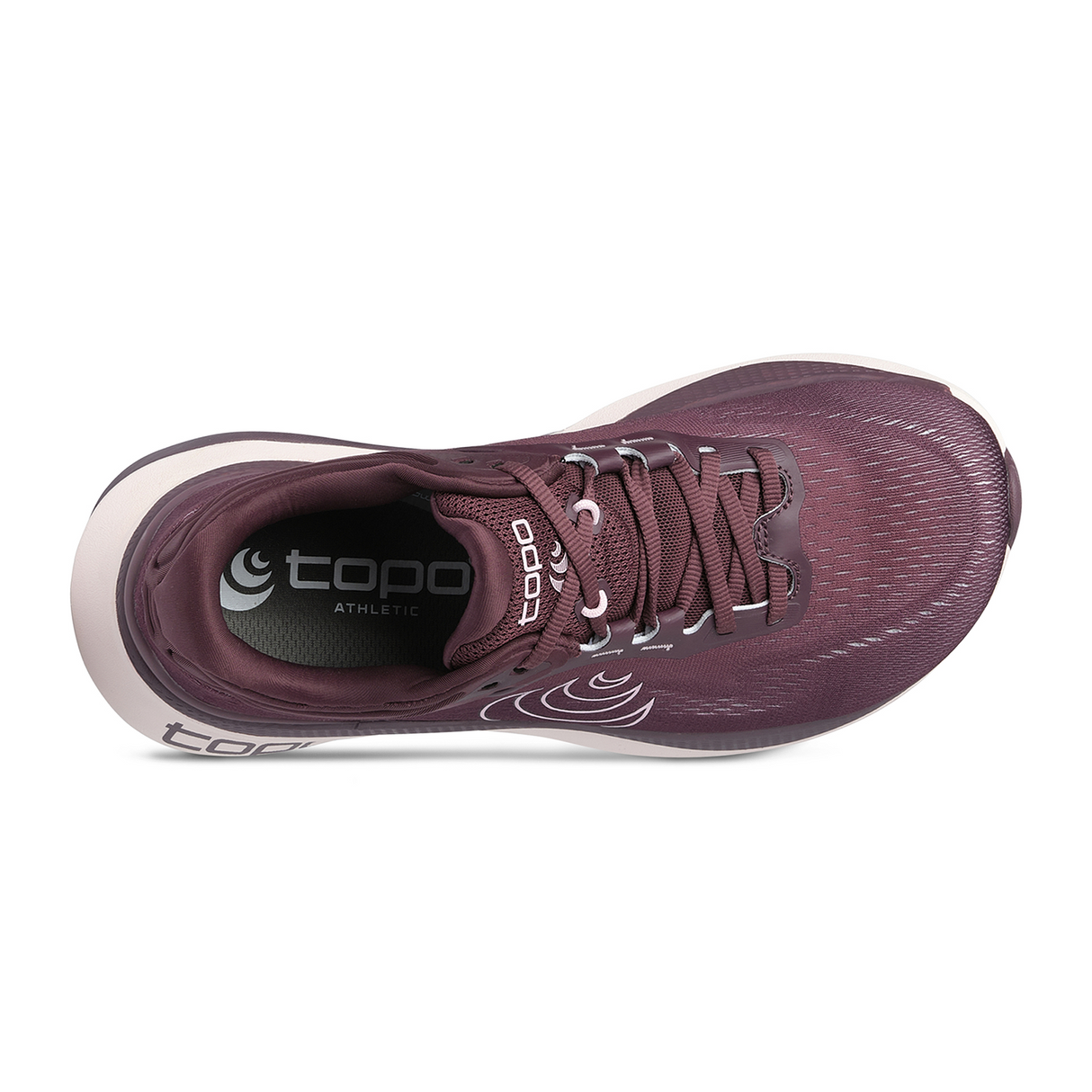Topo Aura 2 Running Shoe (Women) - Maroon/Pink