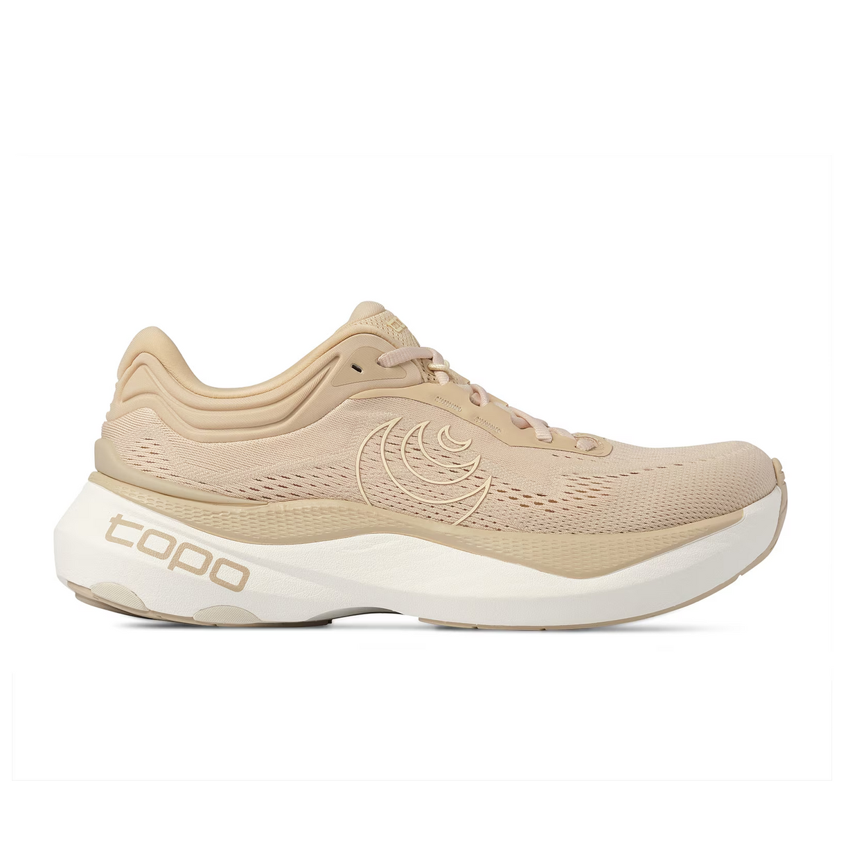 Topo Aura 2 Running Shoe (Women) - Tan/White