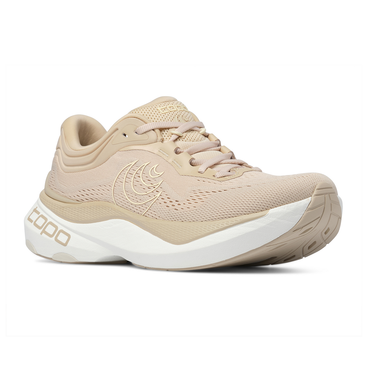 Topo Aura 2 Running Shoe (Women) - Tan/White