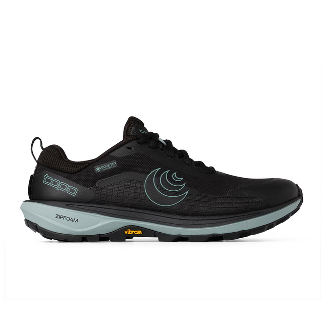 Topo Terraventure 5 GTX Waterproof Running Shoe (Women) - Black/Mint Athletic - Running - Trail - The Heel Shoe Fitters
