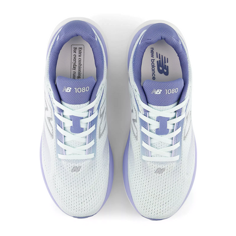 New Balance 1080 v15 Running Shoe (Women) - Glint Blue/Silver Metallic Athletic - Running - Cushion - The Heel Shoe Fitters