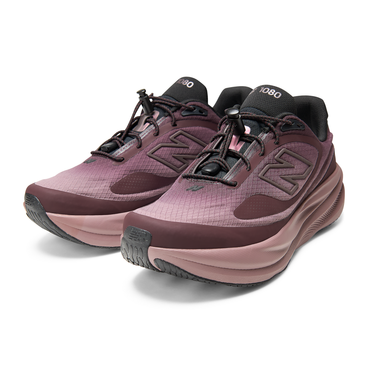 New Balance 1080 v15 Running Shoe (Women) - Cherry Leather