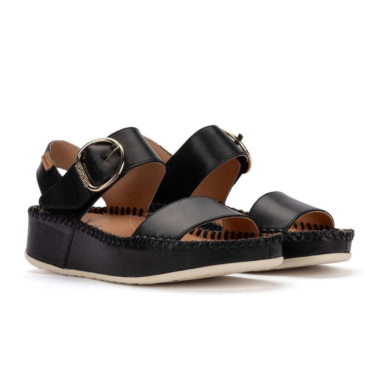 Pikolinos Marina W1C-0709 Wedge Sandal (Women) - Black