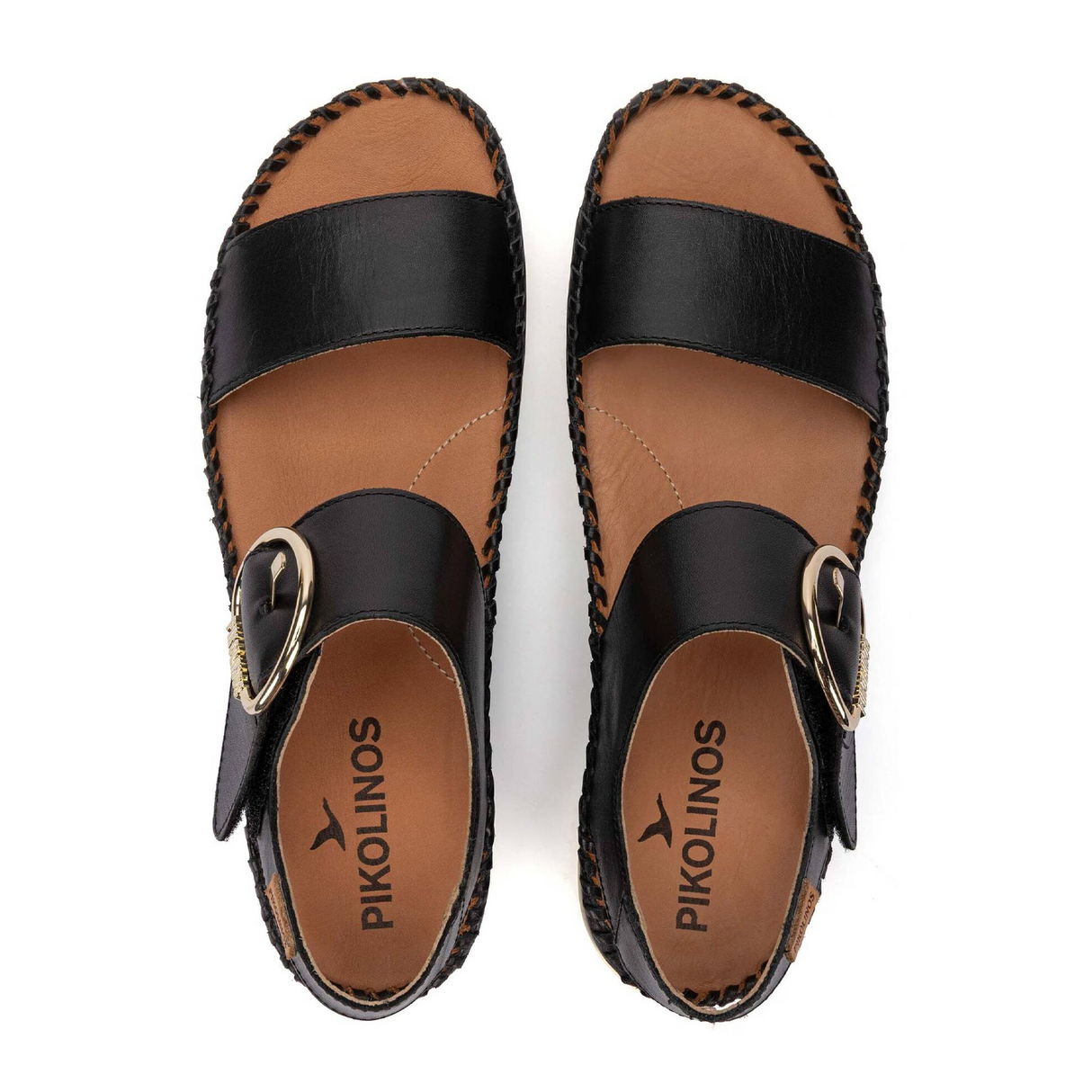 Pikolinos Marina W1C-0709 Wedge Sandal (Women) - Black