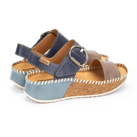 Pikolinos Marina W1C-0709CLC1 Wedge Sandal (Women) - Stone Sandal - Heel/Wedge - The Heel Shoe Fitters