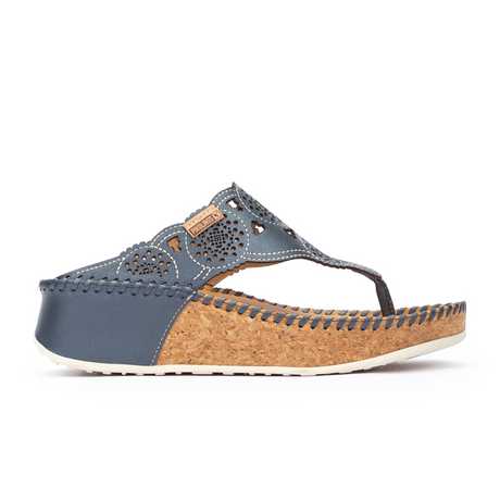 Pikolinos Marina W1C-0745 Sandal (Women) - Blue Sandals - Heel/Wedge - The Heel Shoe Fitters