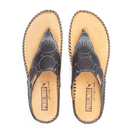 Pikolinos Marina W1C-0745 Sandal (Women) - Blue Sandals - Heel/Wedge - The Heel Shoe Fitters