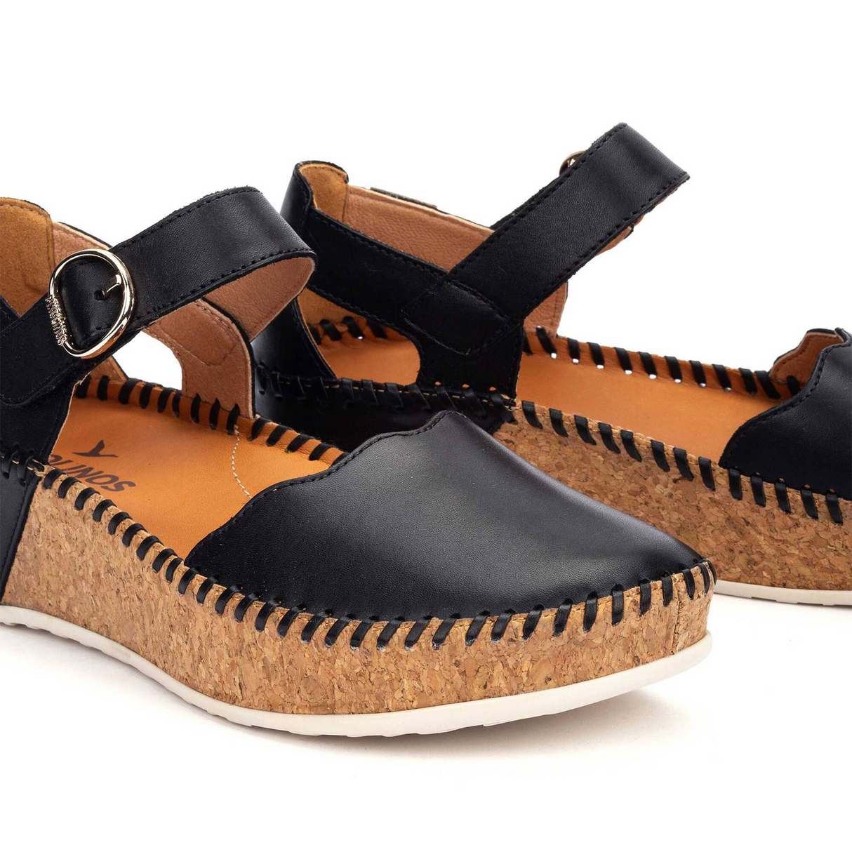 Pikolinos Marina W1C-0893 Wedge Sandal (Women) - Black