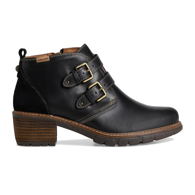 Pikolinos San Sebastian W1T-8826C1 Ankle Boot (Women) - Black Boots - Casual - Low - The Heel Shoe Fitters