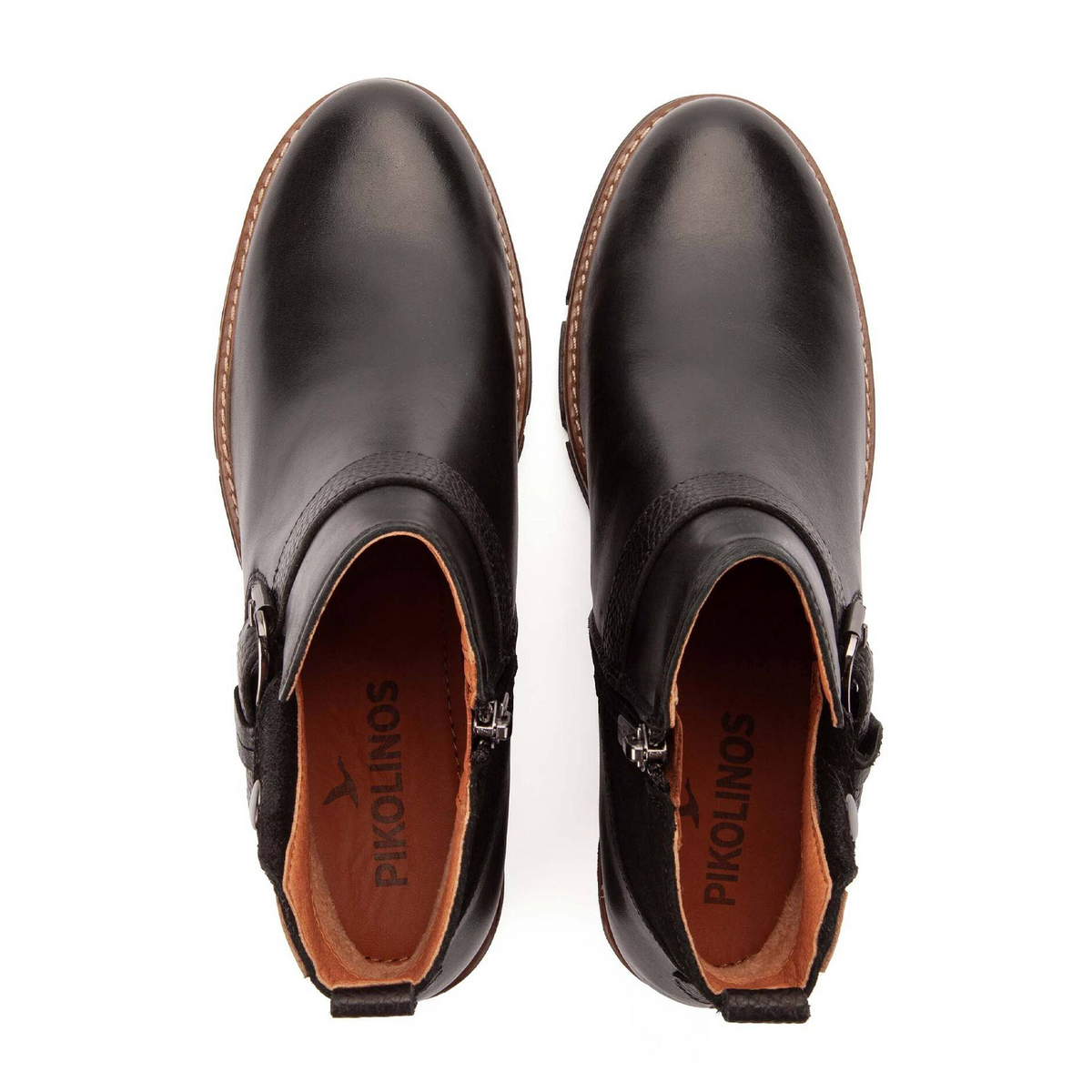 Pikolinos San Sebastia W1T-8895C1 Heeled Boot (Women) - Black Boots - Casual - Low - The Heel Shoe Fitters